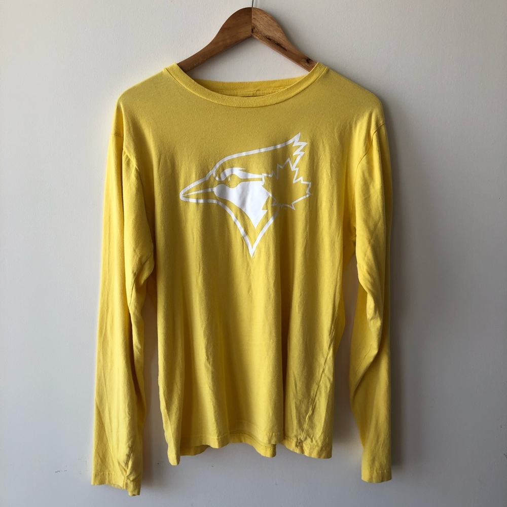 Blue Jays Baseball Yellow Long Sleeve Shirt